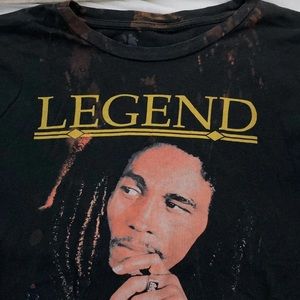 Bleached bob Marley tshirt